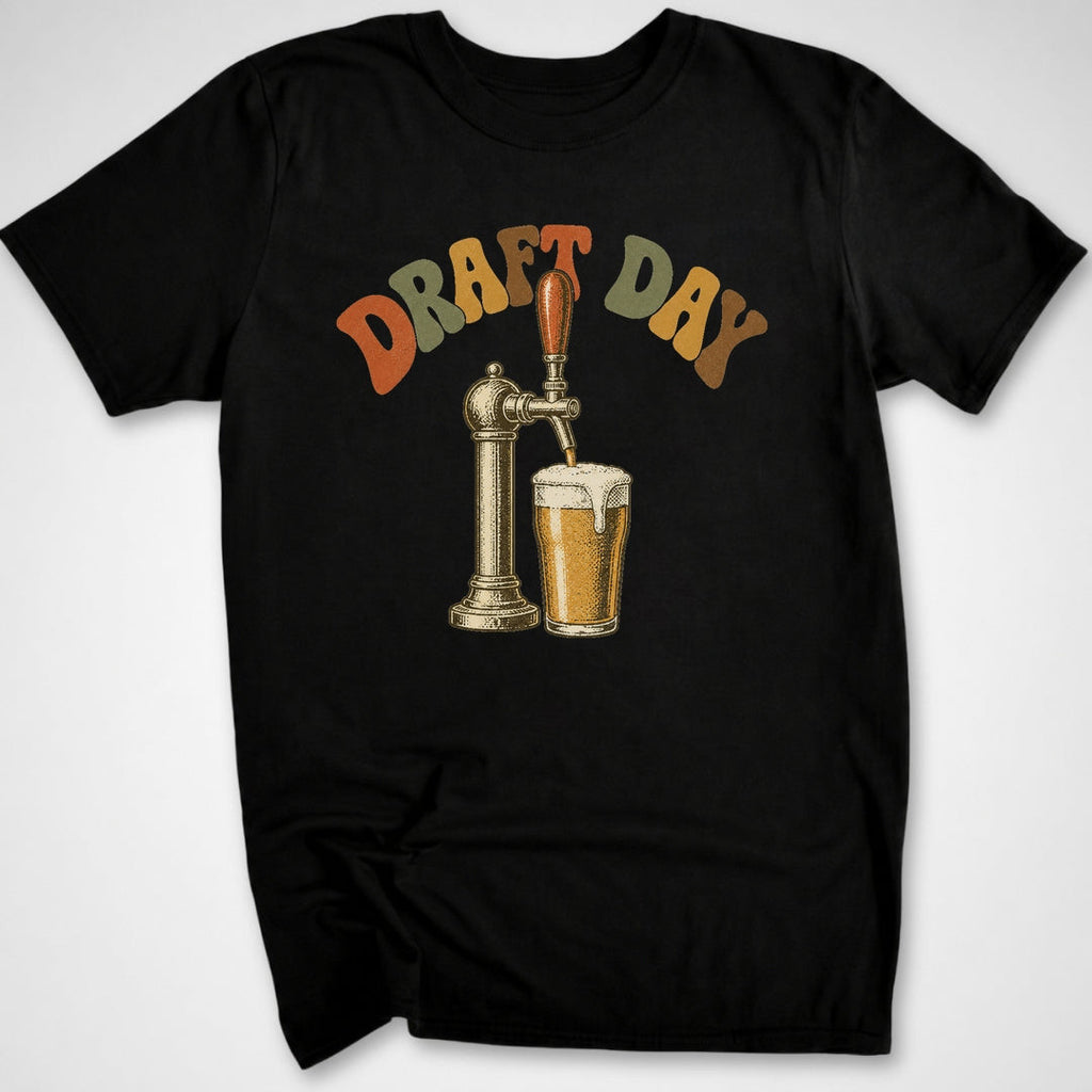Draft Day T-Shirt - Funny BBQ Graphic Tee - Gift for BBQ Lovers - Unisex