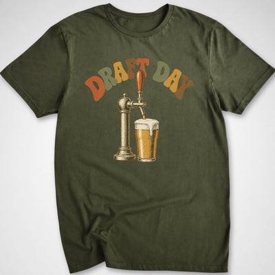 Draft Day T-Shirt - Funny BBQ Graphic Tee - Gift for BBQ Lovers - Unisex