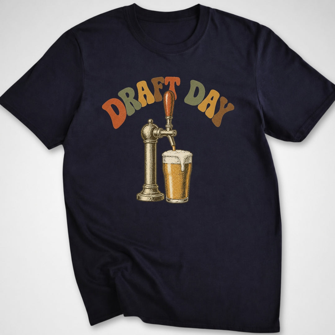 Draft Day T-Shirt - Funny BBQ Graphic Tee - Gift for BBQ Lovers - Unisex