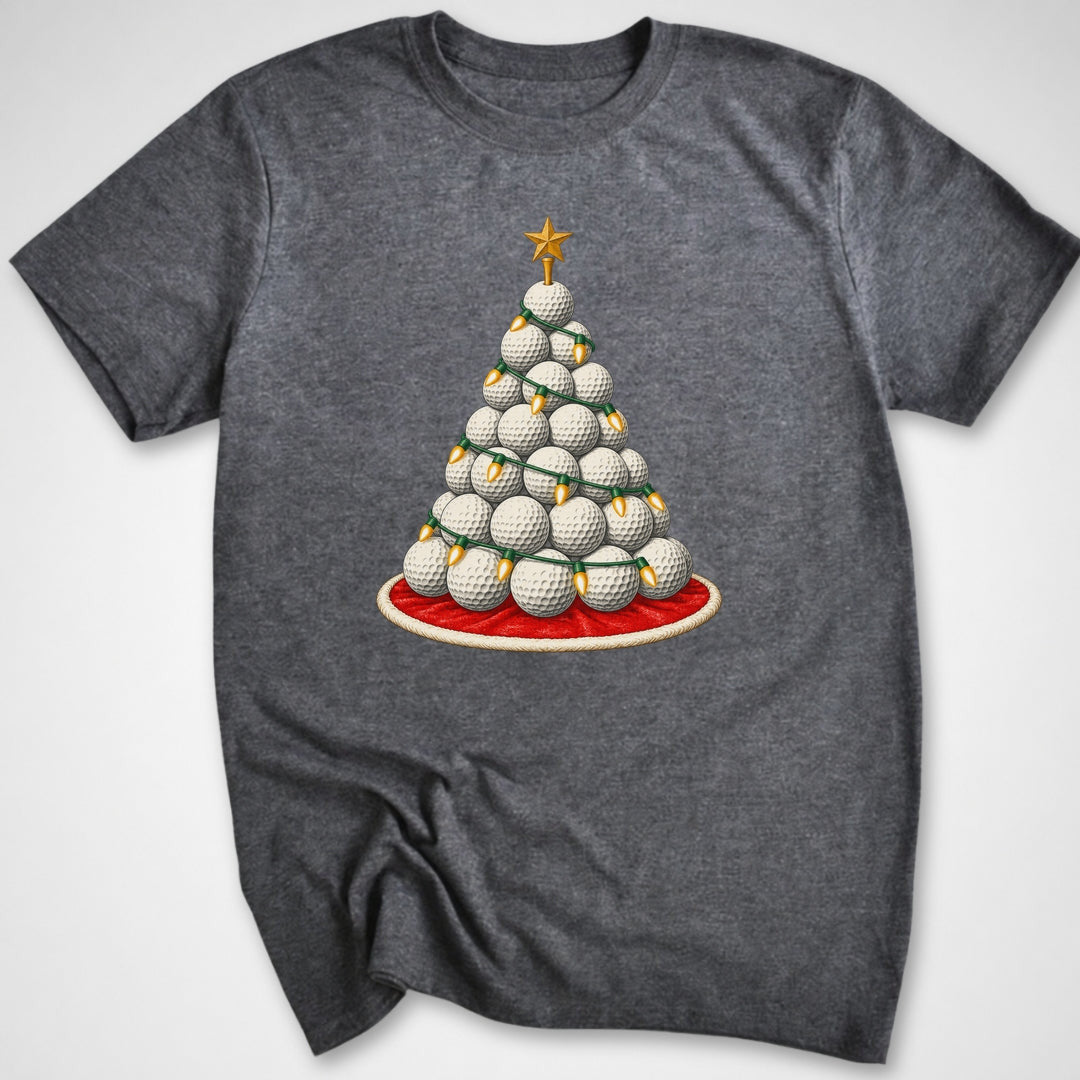 Golf Ball Tree T-Shirt - Funny BBQ Graphic Tee - Gift for BBQ Lovers - Unisex