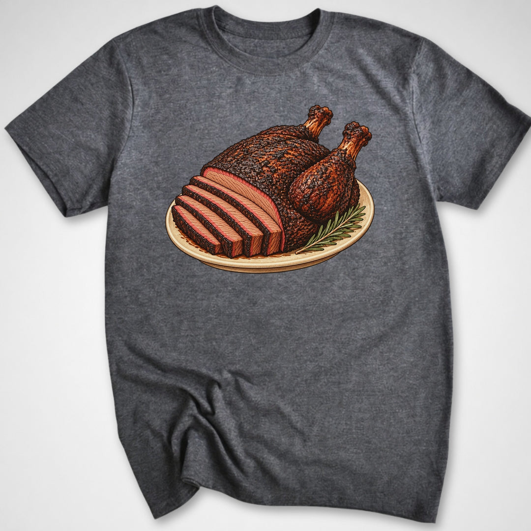 Brisket Bird T-Shirt - Funny BBQ Graphic Tee - Gift for BBQ Lovers - Unisex