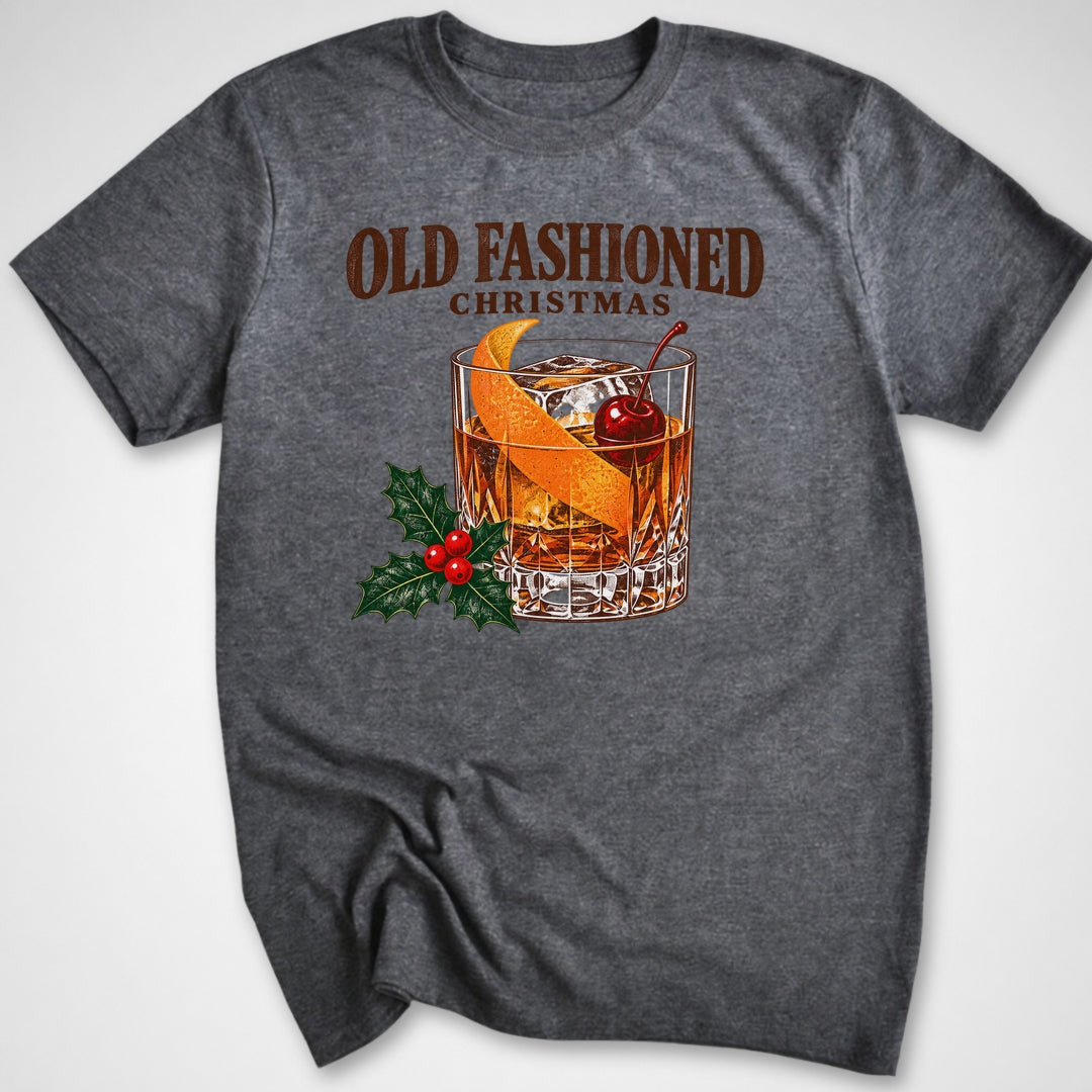 Old Fashioned Christmas T-Shirt - Funny BBQ Graphic Tee - Gift for BBQ Lovers - Unisex