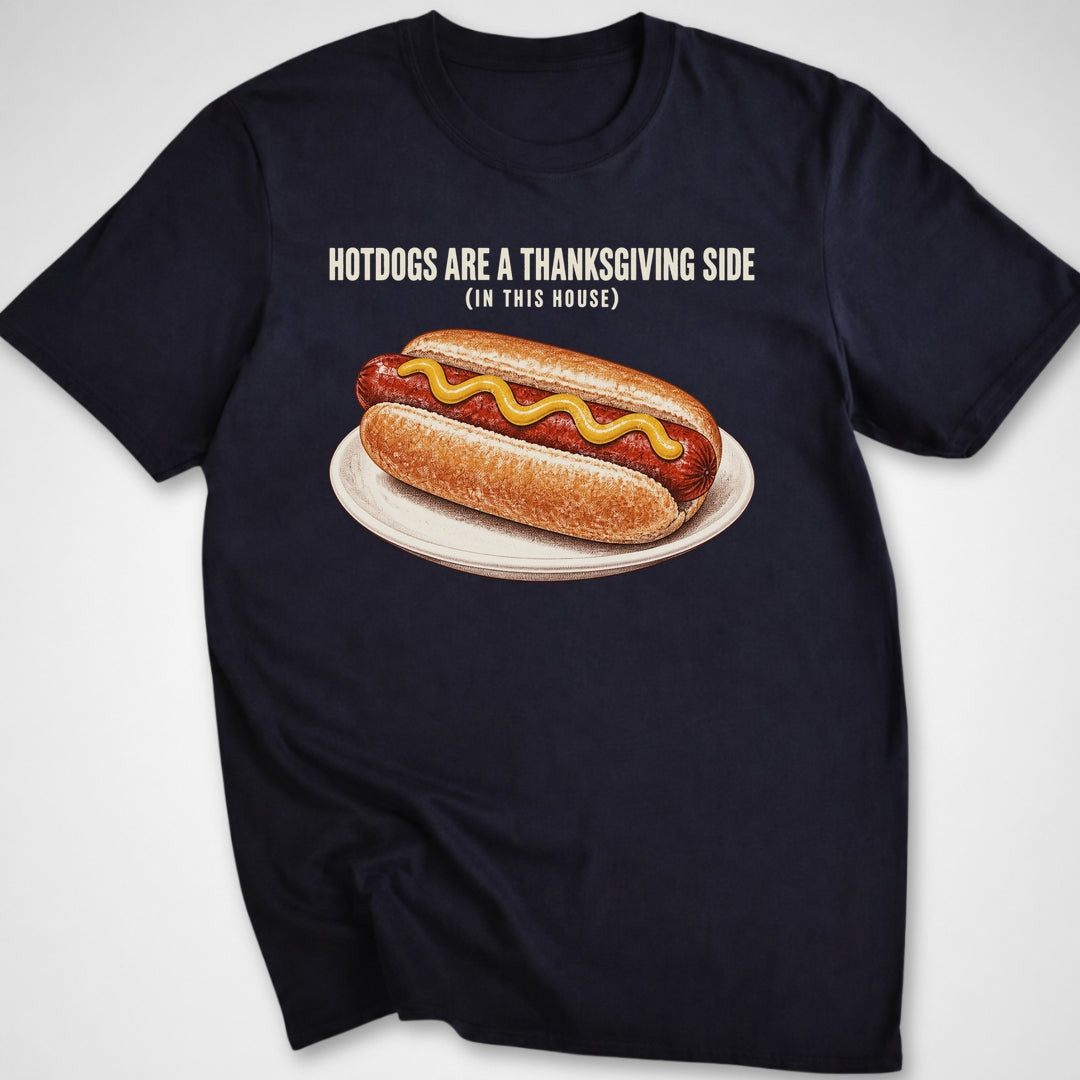 Thanksgiving Side T-Shirt - Funny BBQ Graphic Tee - Gift for BBQ Lovers - Unisex