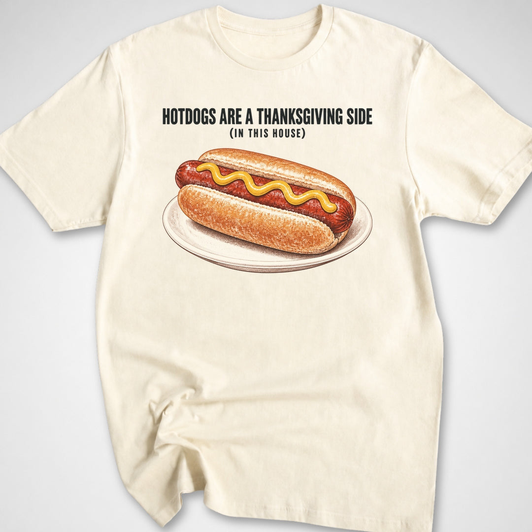 Thanksgiving Side T-Shirt - Funny BBQ Graphic Tee - Gift for BBQ Lovers - Unisex