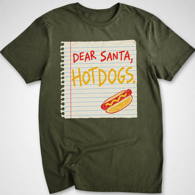 Dear Santa T-Shirt - Funny BBQ Graphic Tee - Gift for BBQ Lovers - Unisex
