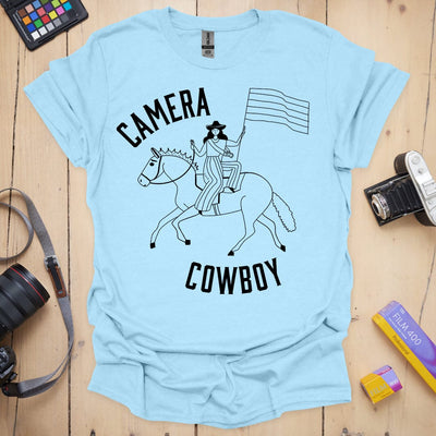 Camera Cowboy T-Shirt - Photography Graphic Tee - Gift for Photographers - Unisex