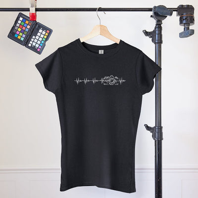 Heartbeat Women's T-Shirt - Photography Graphic Tee - Gift for Photographers