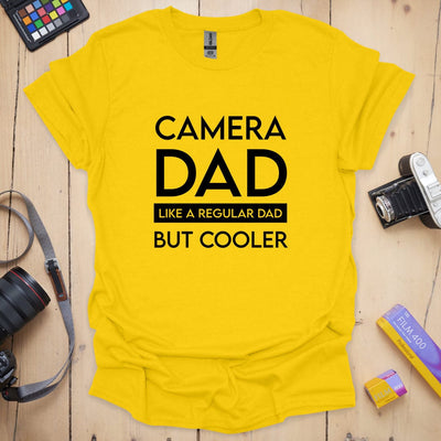 Camera Dad T-Shirt - Photography Graphic Tee - Gift for Photographers - Unisex