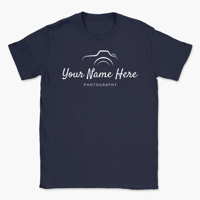 Custom Silhouette T-Shirt - Photography Graphic Tee - Gift for Photographers - Unisex