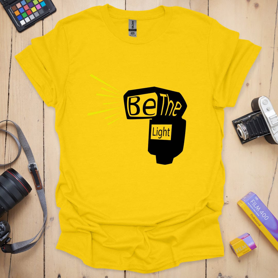 Be the Light T-Shirt - Photography Graphic Tee - Gift for Photographers - Unisex