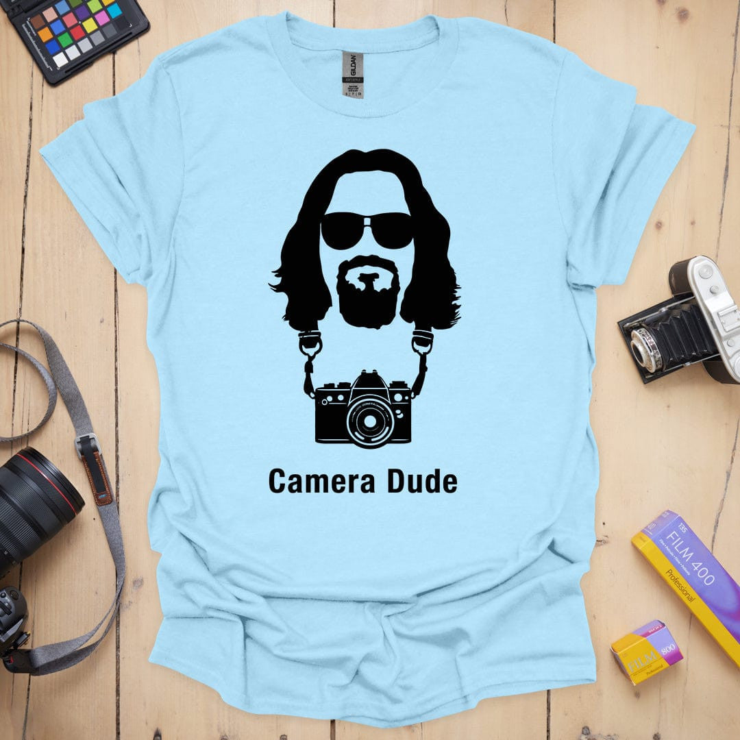 Camera Dude T-Shirt - Photography Graphic Tee - Gift for Photographers - Unisex