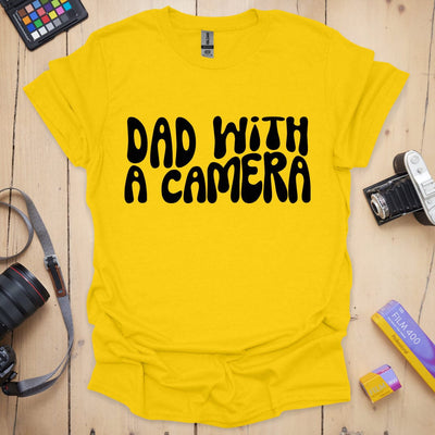 Dad With T-Shirt - Photography Graphic Tee - Gift for Photographers - Unisex