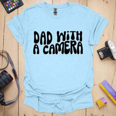 Dad With T-Shirt - Photography Graphic Tee - Gift for Photographers - Unisex