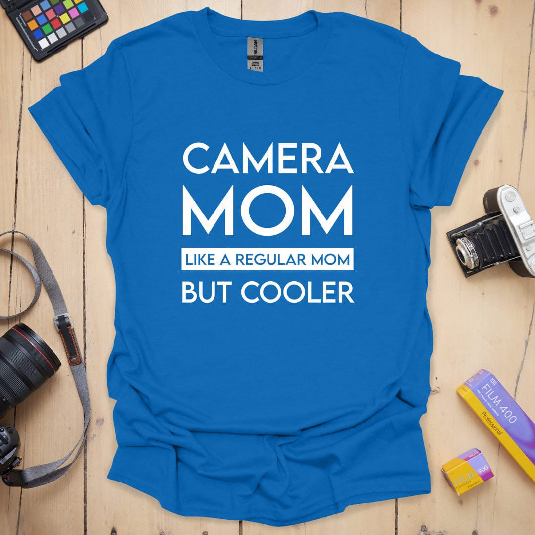 Camera Mom T-Shirt - Photography Graphic Tee - Gift for Photographers - Unisex
