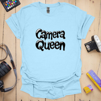 Camera Queen T-Shirt - Photography Graphic Tee - Gift for Photographers - Unisex