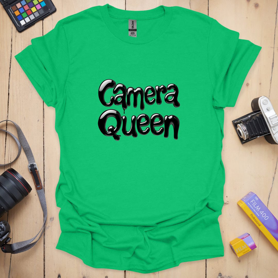 Camera Queen T-Shirt - Photography Graphic Tee - Gift for Photographers - Unisex