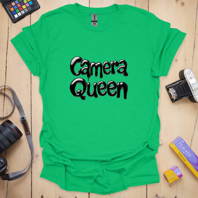 Camera Queen T-Shirt - Photography Graphic Tee - Gift for Photographers - Unisex