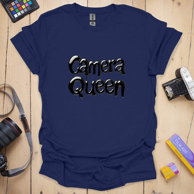 Camera Queen T-Shirt - Photography Graphic Tee - Gift for Photographers - Unisex