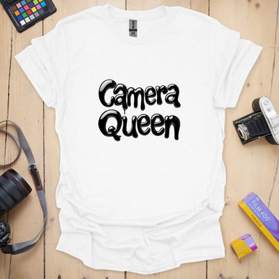 Camera Queen T-Shirt - Photography Graphic Tee - Gift for Photographers - Unisex