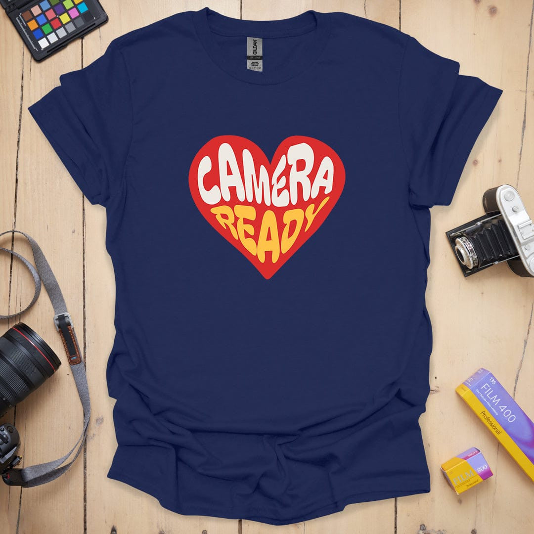 Camera Ready T-Shirt - Photography Graphic Tee - Gift for Photographers - Unisex