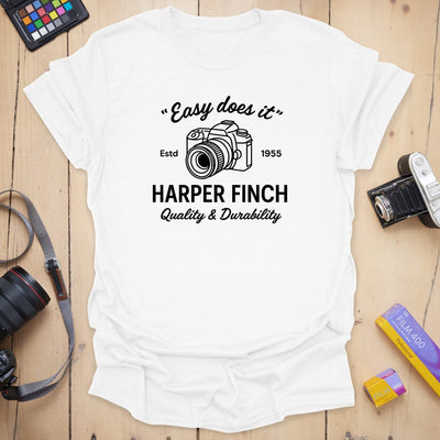 Easy Does It T-Shirt - Photography Graphic Tee - Gift for Photographers - Unisex