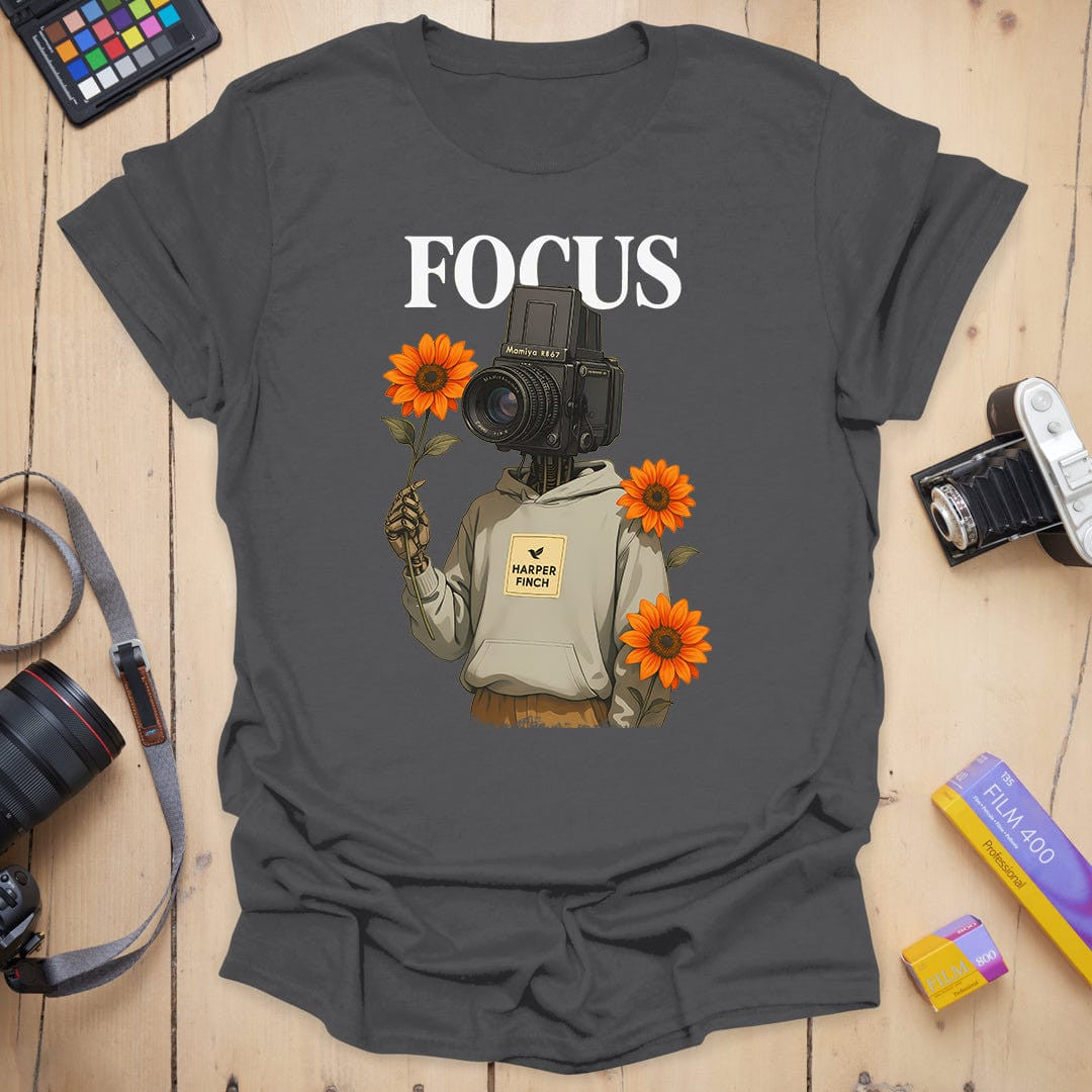 Focus Protocol T-Shirt - Photography Graphic Tee - Gift for Photographers - Unisex