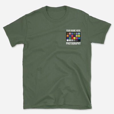 Custom Calibrated Badge T-Shirt - Photography Graphic Tee - Gift for Photographers - Unisex