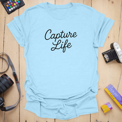 Capture Life T-Shirt - Photography Graphic Tee - Gift for Photographers - Unisex
