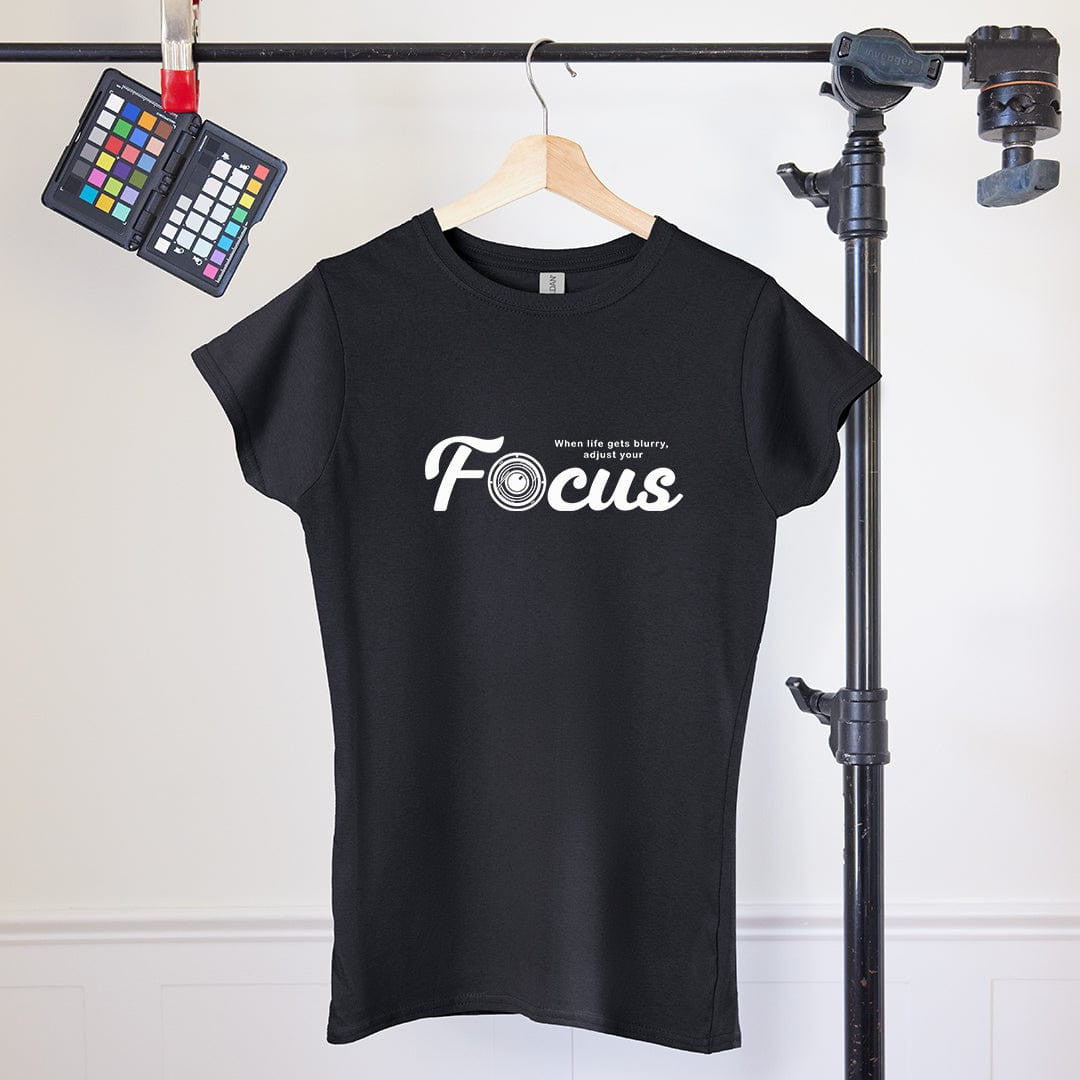 When Life Gets Blurry Women's T-Shirt - Photography Graphic Tee - Gift for Photographers