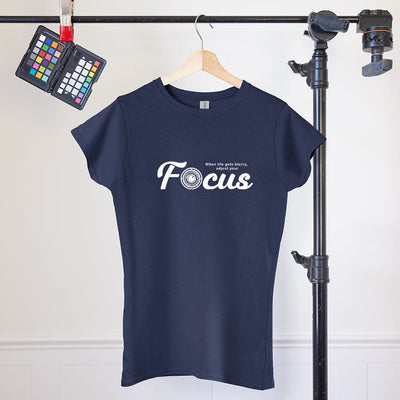 When Life Gets Blurry Women's T-Shirt - Photography Graphic Tee - Gift for Photographers