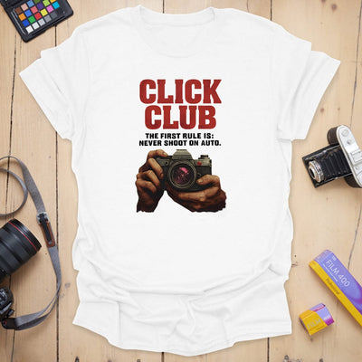 Click Club T-Shirt - Photography Graphic Tee - Gift for Photographers - Unisex