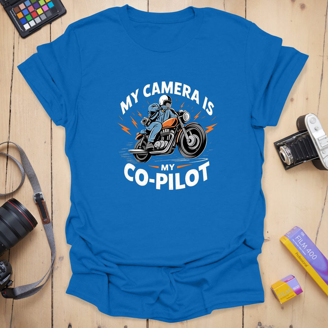 Co-Pilot T-Shirt - Photography Graphic Tee - Gift for Photographers - Unisex