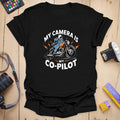 Co-Pilot T-Shirt - Photography Graphic Tee - Gift for Photographers - Unisex