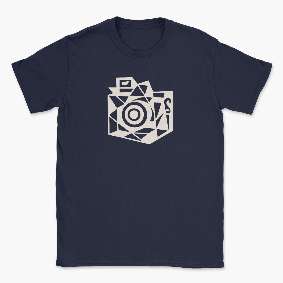 Cubist Camera T-Shirt - Photography Graphic Tee - Gift for Photographers - Unisex