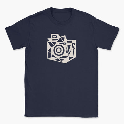 Cubist Camera T-Shirt - Photography Graphic Tee - Gift for Photographers - Unisex