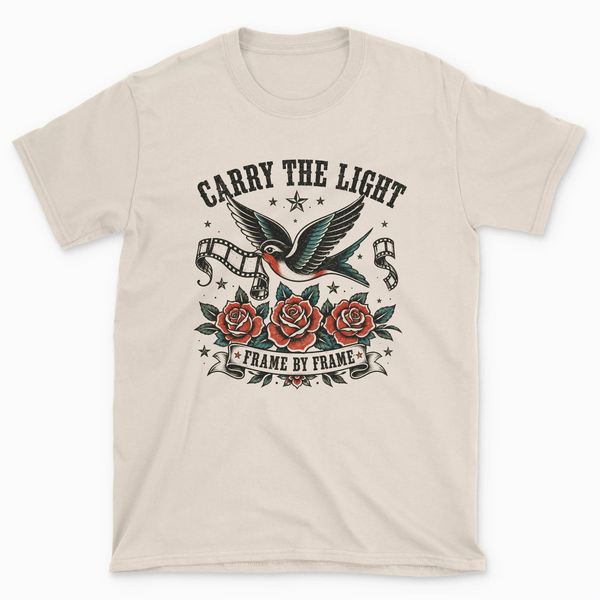 Carry the Light T-Shirt - Photography Graphic Tee - Gift for Photographers - Unisex