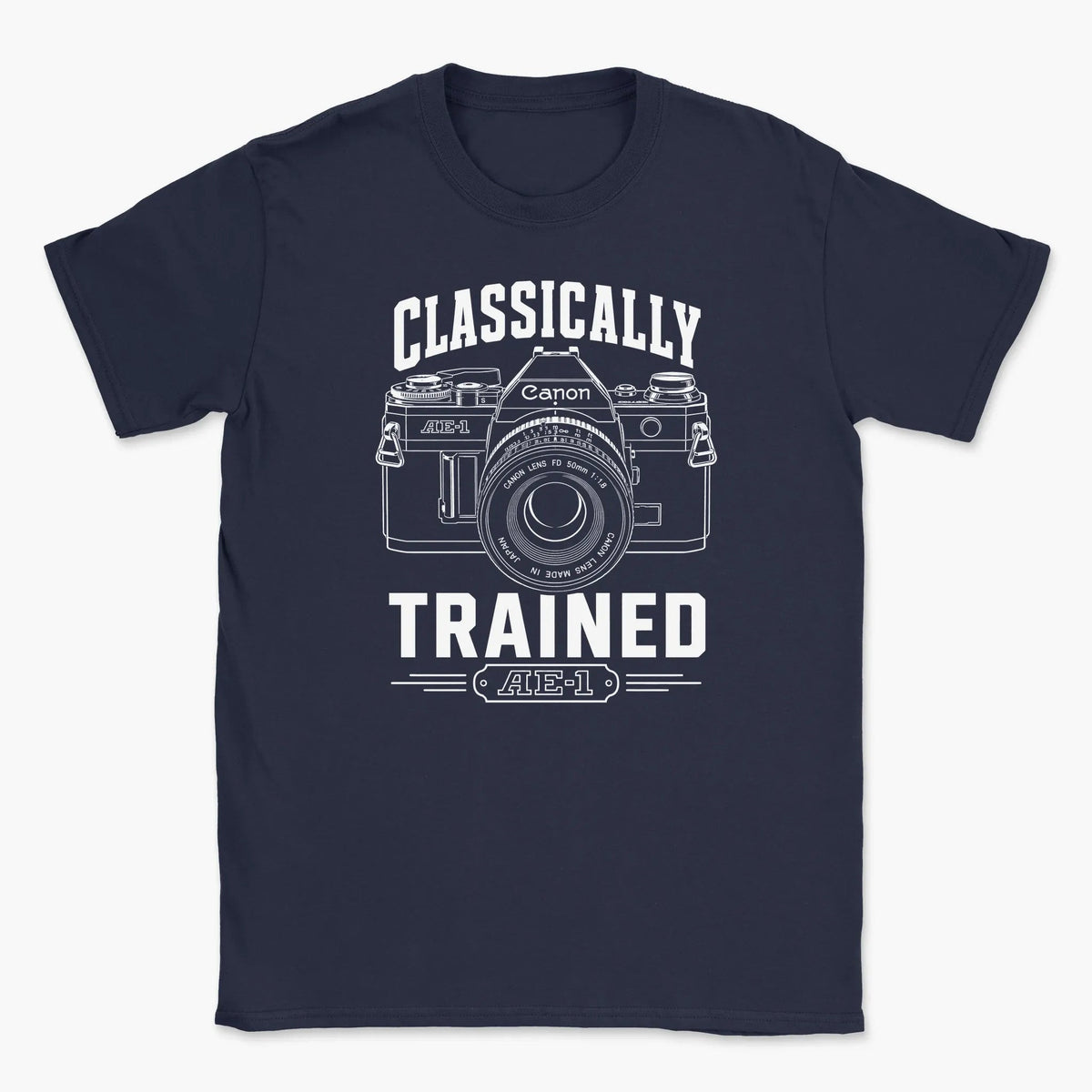 Classically Trained AE-1 T-Shirt - Photography Graphic Tee - Gift for Photographers - Unisex