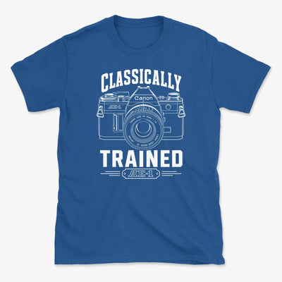 Classically Trained AE-1 T-Shirt - Photography Graphic Tee - Gift for Photographers - Unisex