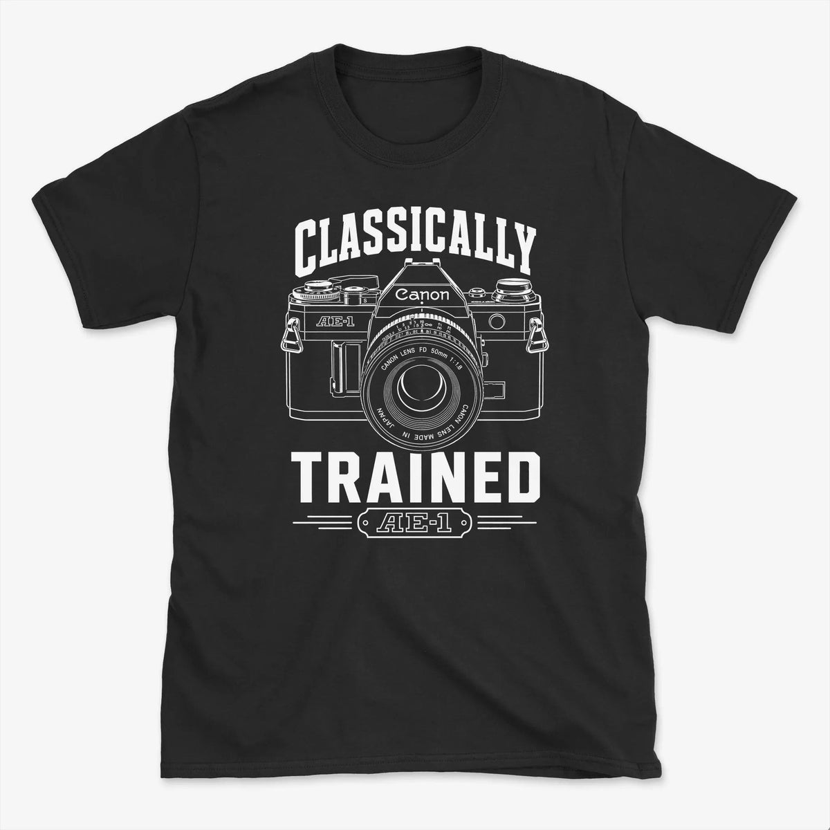Classically Trained AE-1 T-Shirt - Photography Graphic Tee - Gift for Photographers - Unisex