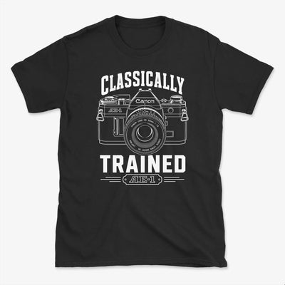 Classically Trained AE-1 T-Shirt - Photography Graphic Tee - Gift for Photographers - Unisex