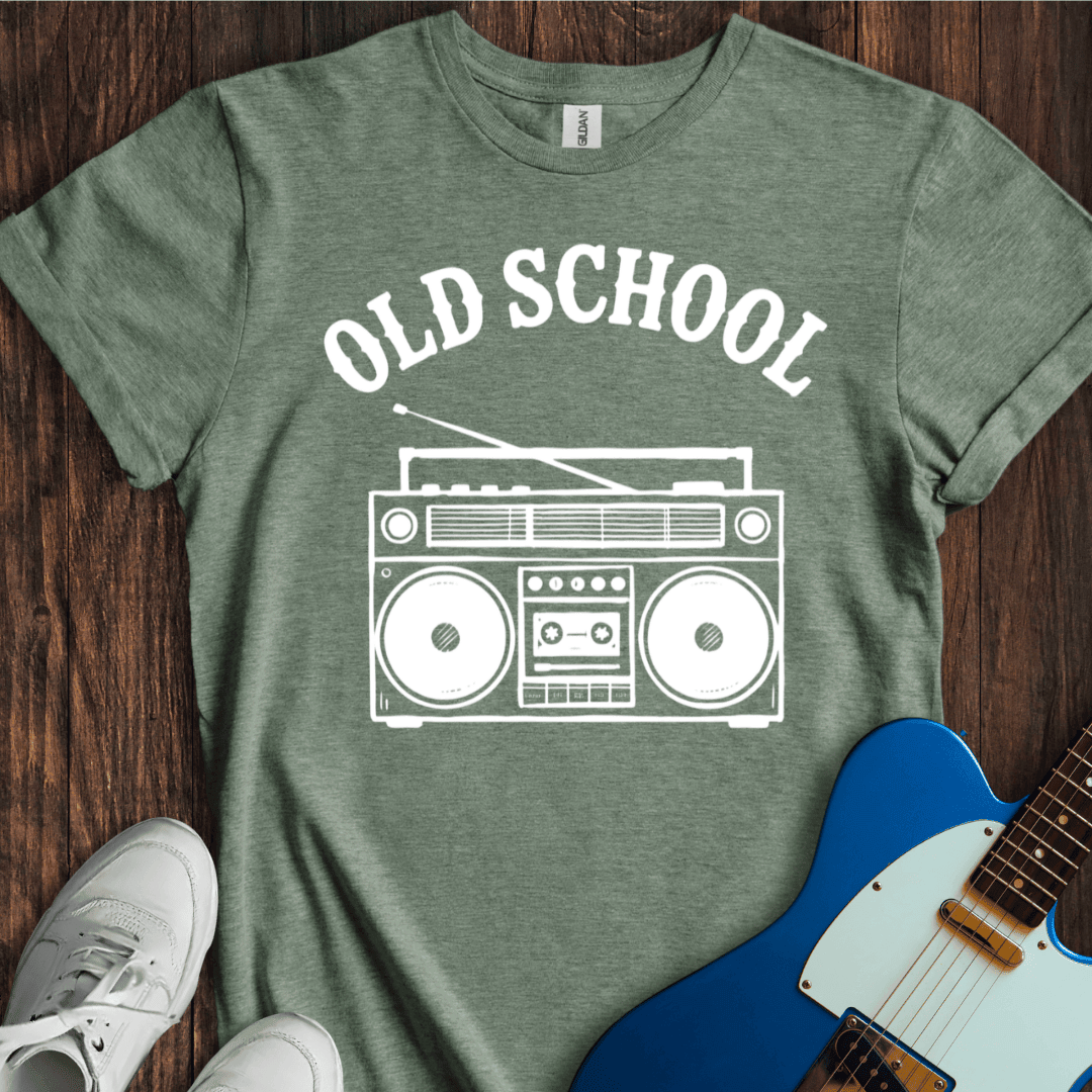 Old School T-Shirt - Music Lover Graphic Tee - Gift for Music Lovers - Unisex