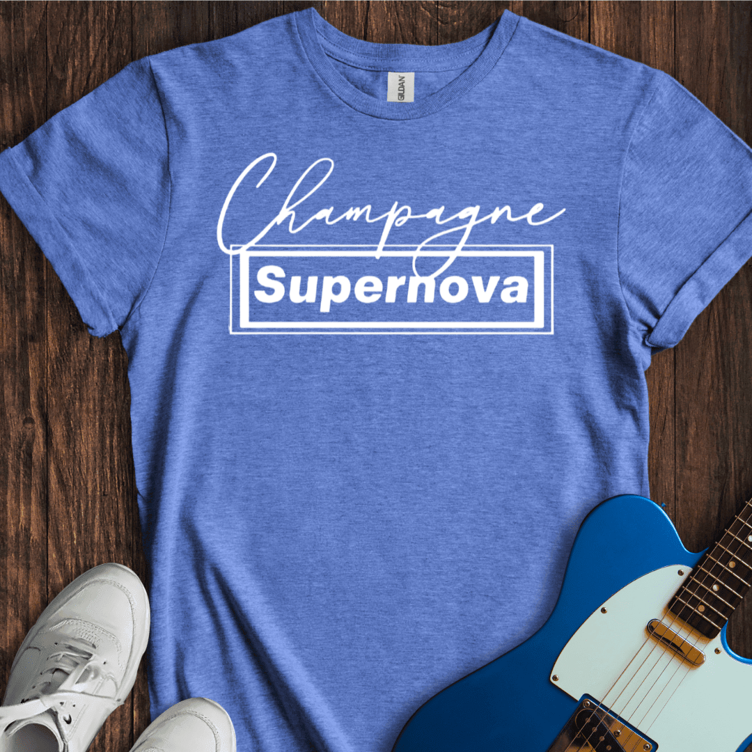 Champagne Supernova T-Shirt - Music Lover Graphic Tee - Gift for Music Lovers - Unisex