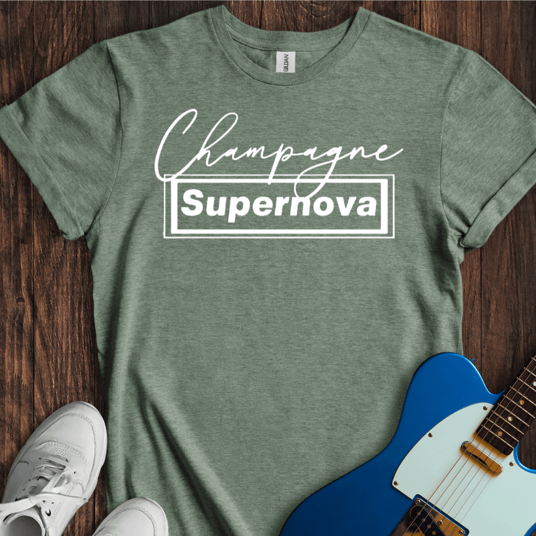 Champagne Supernova T-Shirt - Music Lover Graphic Tee - Gift for Music Lovers - Unisex