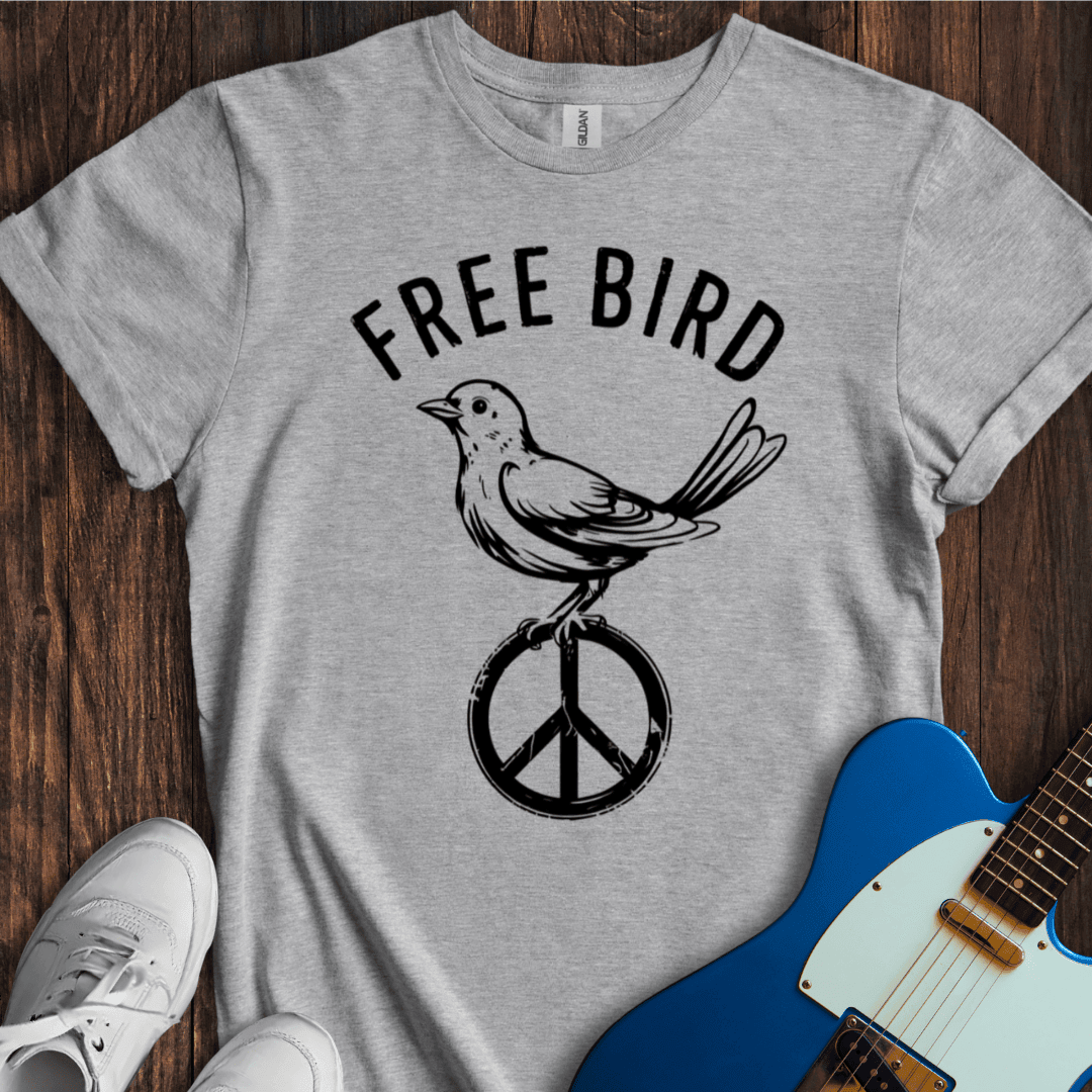 Free Bird (II) T-Shirt - Music Lover Graphic Tee - Gift for Music Lovers - Unisex