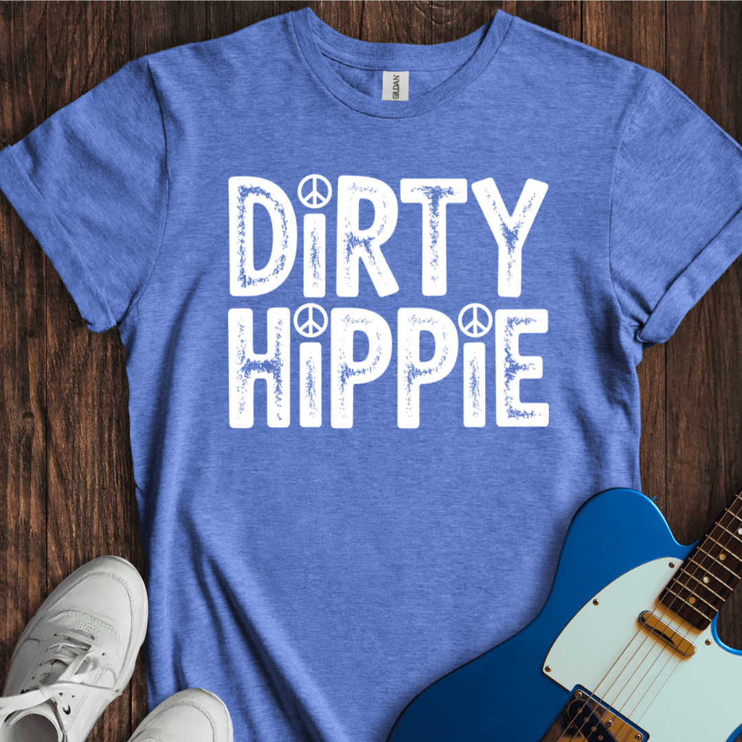 Dirty Hippie T-Shirt - Music Lover Graphic Tee - Gift for Music Lovers - Unisex