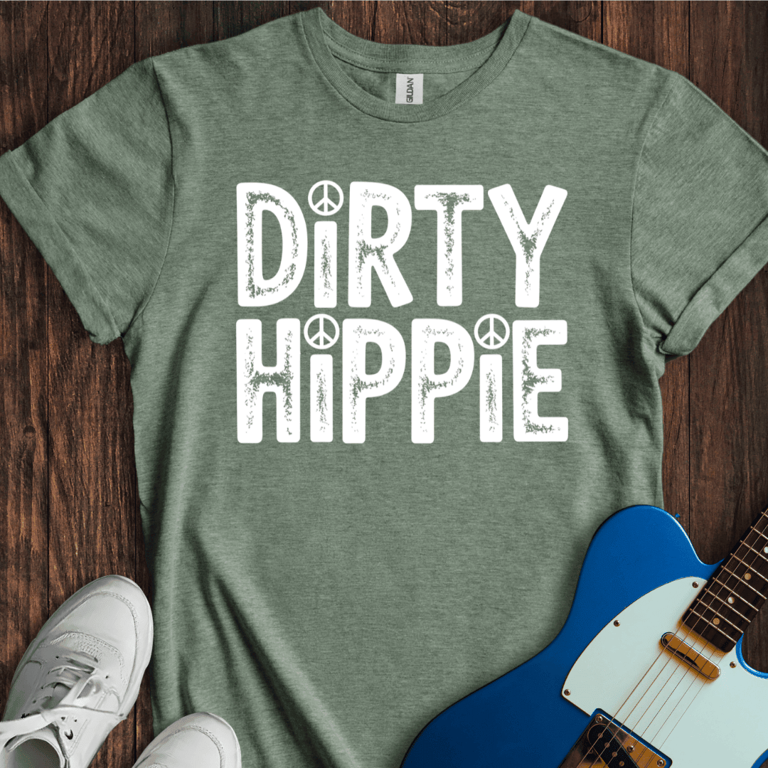 Dirty Hippie T-Shirt - Music Lover Graphic Tee - Gift for Music Lovers - Unisex