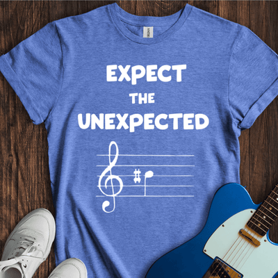 Expect The Unexpected T-Shirt - Music Lover Graphic Tee - Gift for Music Lovers - Unisex