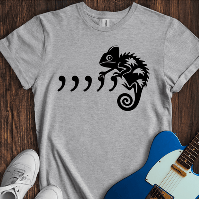 Comma Chameleon T-Shirt - Music Lover Graphic Tee - Gift for Music Lovers - Unisex