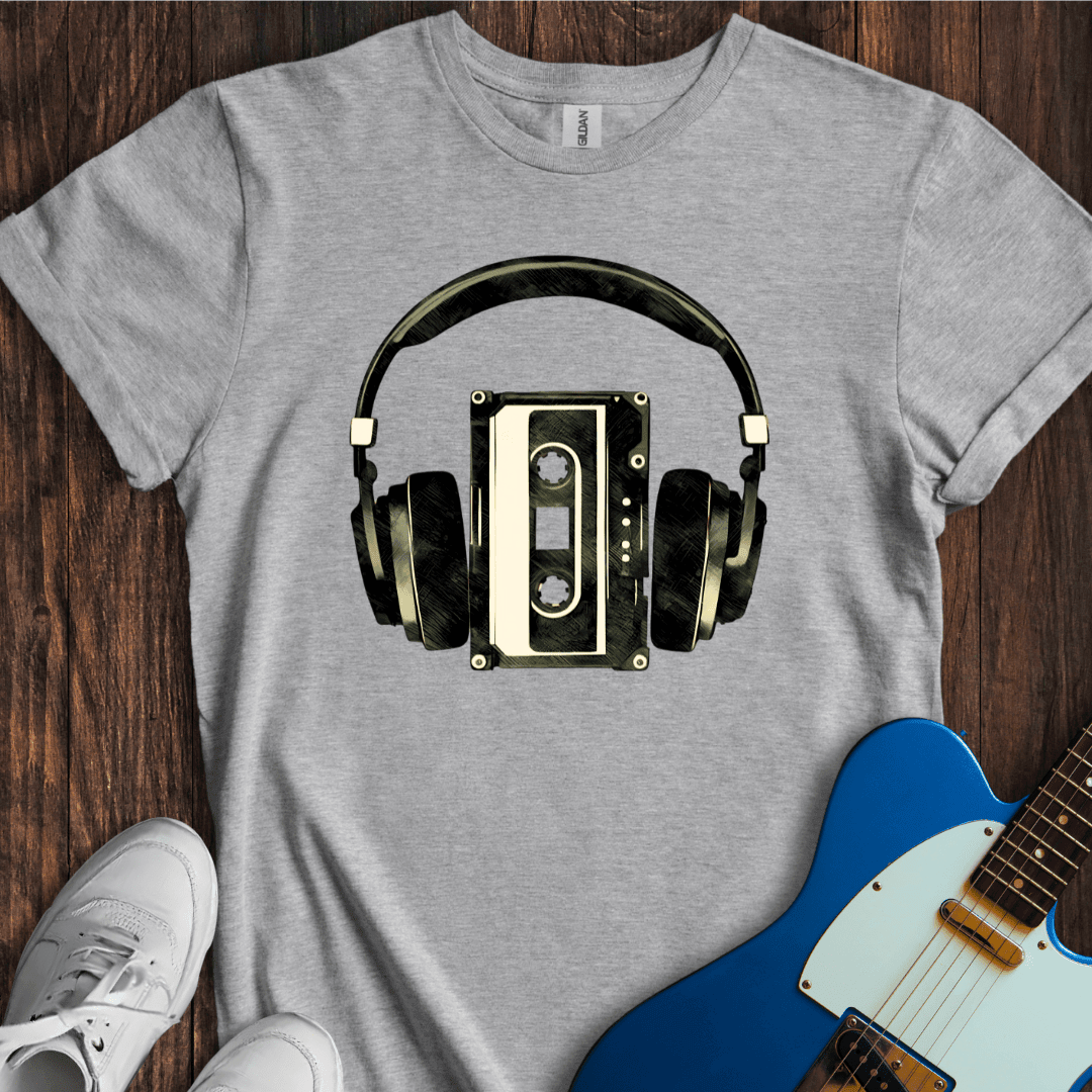 Old School Playlist (II) T-Shirt - Music Lover Graphic Tee - Gift for Music Lovers - Unisex
