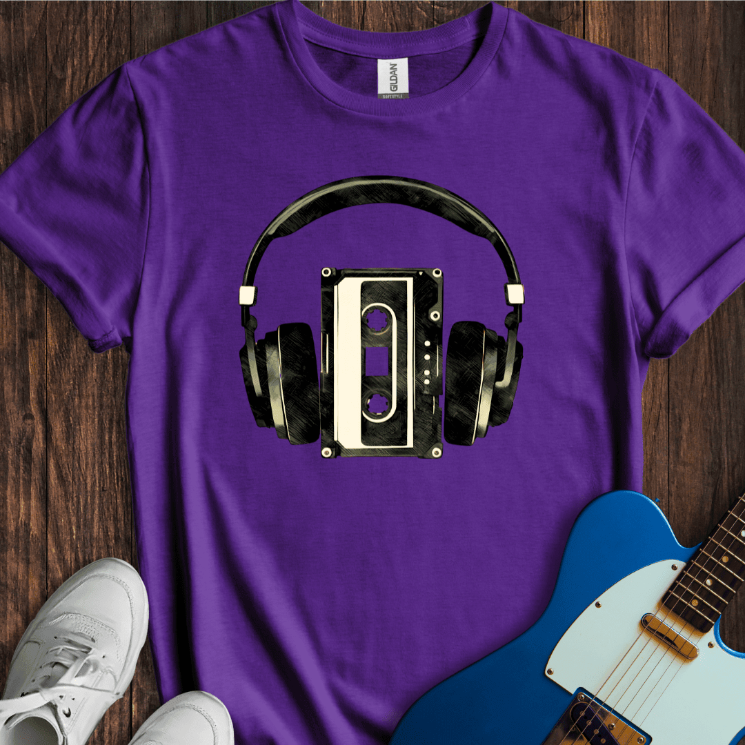 Old School Playlist (II) T-Shirt - Music Lover Graphic Tee - Gift for Music Lovers - Unisex